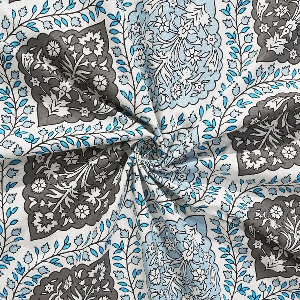 Blue_Cotton_The_Jaipuri_Lattice_Double_Bedsheet_With_Pillow_Cover